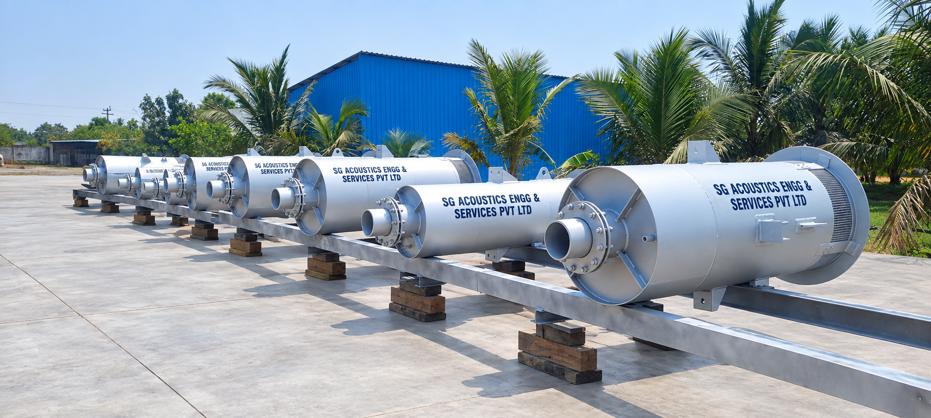 SG Acoustics industrial noise-control project